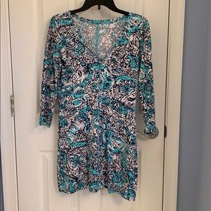 Lilly Pulitzer Small Blue and White Dress